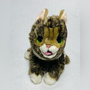 10” Cuddle Barn Lil Bub Plush Kitty Meme Tounge Out Cat Plush